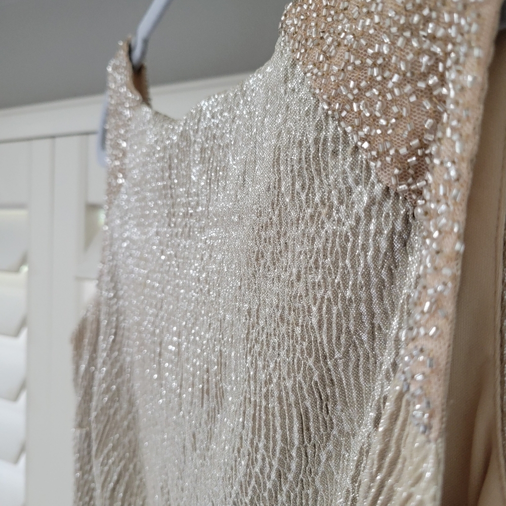 Ralph Lauren Fitted Golden Cocktail Dress